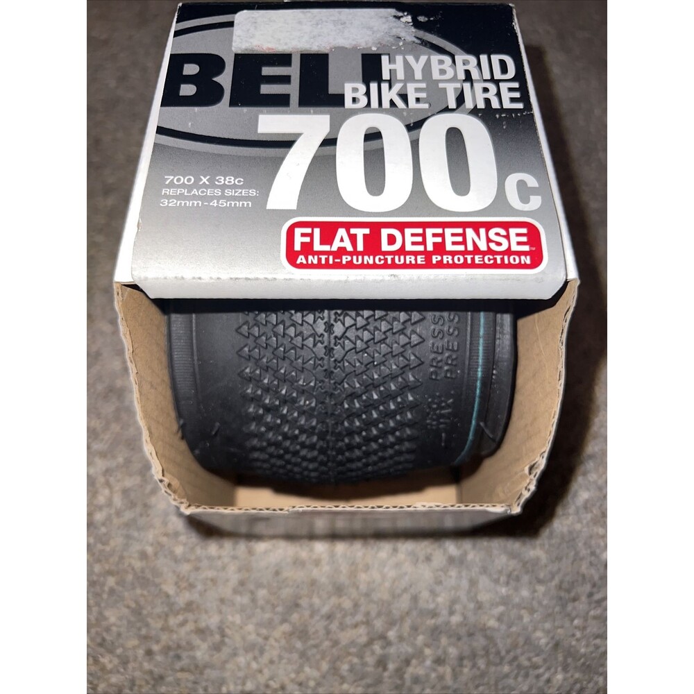 Bell Flat Defense Hybrid Gravel Bike Tire Black 700 x 38c